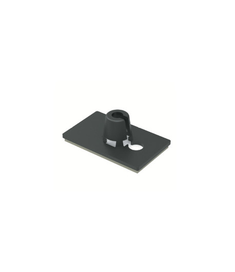 Platine adhésive pour antivol à câble retractable - Format 25 x 15 mm