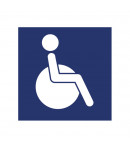 Panneau Handicapés - 390 x 390 mm