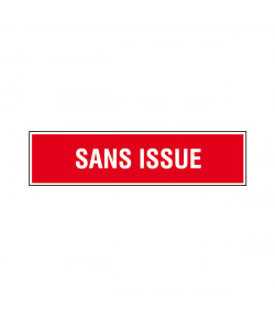 Adhésif Sans issue - 400 x 100 mm