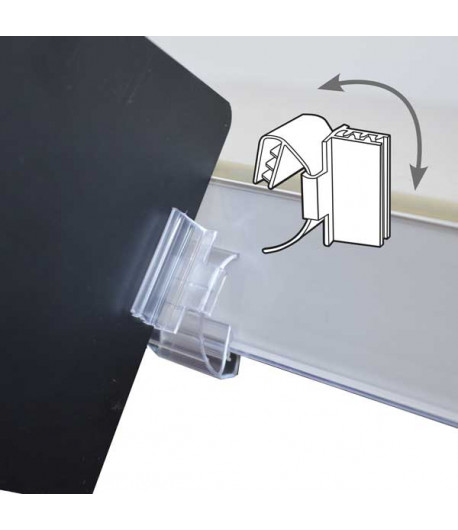 Stop-rayon grip inclinable - 25 x 31 mm