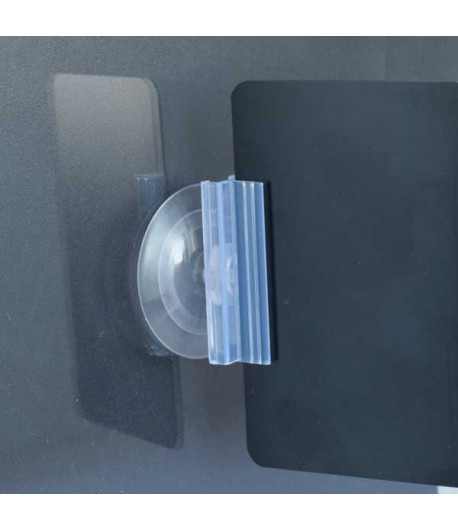 Grip ventouse drapeau double aspiration - Ø 43 mm - grip 50 mm