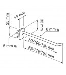 Broche simple pinçante - 19 x 50 mm