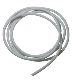 Sandow élastique blanc - 6 mm