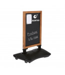 Stop trottoir int./ext. pied lestable - 2 ressorts - 590 x 780 mm