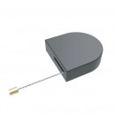 Antivol à câble rétractable intégré - Firmant 29 x 28 mm - LG du câble 900 mm