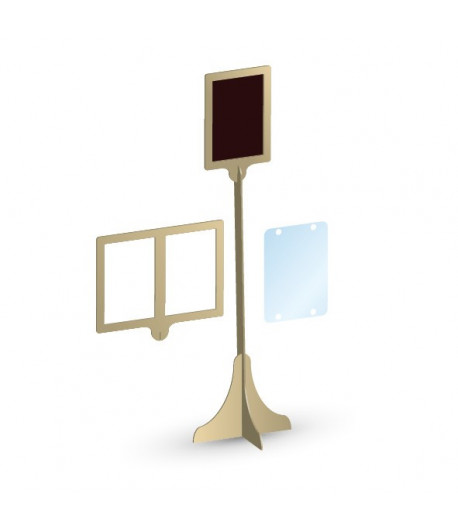 Pied pour chevalet avec cadre clippant