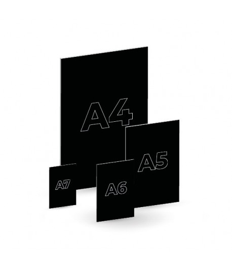 Carton ardoisine épaisseur 2 mm A4