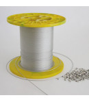 Câble acier - Ø câble 1.5 mm - Charge 140 kg