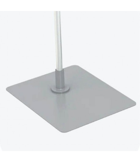 Socle métal - Tôle 1.5mm avec epoxy - jonction en ABS