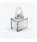 Aimant avec adaptateur parallele au cadre - Oeillet orientable sur 360°