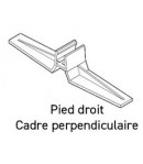 Support pour cadre - Droit - Lg 100 mm