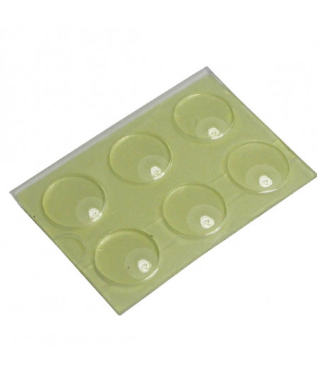 Butée antidérapante adhésive transparente - Polyuréthane