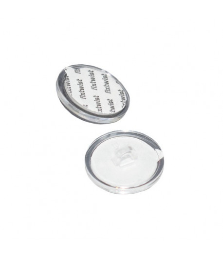 Crochet adhésif vitrine  - Ø 20 mm