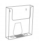 Porte-brochure mural - A4 - 210 x 297 mm profondeur 50 mm