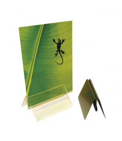 Porte-menu pinçant - 100 x 60 mm