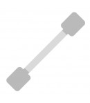 Twister wrobbler - 75 x 12 mm