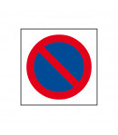 Adhésif Interdit de stationner - 200 x 200 mm