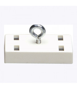 Aimant rectangulaire crochet fermé - 53 x 28 mm