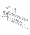 Broche double pinçante - 19 x 150 mm