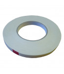 Adhésif double face ECO - Usage intérieur. - Ht 12 mm - Ep. 0,10 mm