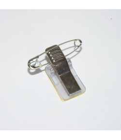 Pince épingle pour badge - 32 x 24 x 14 mm