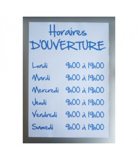 Pochette encadrement magnétique - A4 - 323 x 236 mm