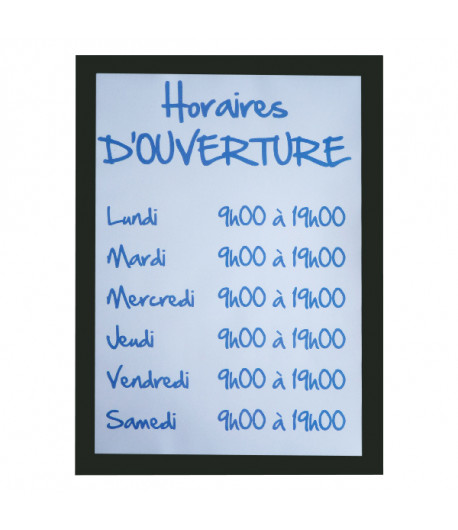 Pochette encadrement magnétique - A3 - 446 x 323 mm