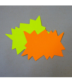 Eclaté fluo - 160 x 120 mm