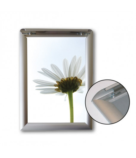 Cadre clippant à accrocher - Coins carrés - A2 - 420 x 594 mm - Epaisseur cadre 25 mm