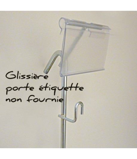 Cross merchandising métal - 50 x 830 mm