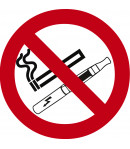 Adhésif Interdiction de fumer - Ø 150 mm