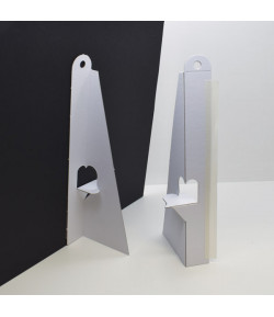 Chevalet carton adhésivé - Ht 300 mm