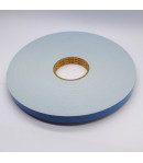 Adhésif double face mousse blanche - Ht 19 mm - Ep. 0.8 mm