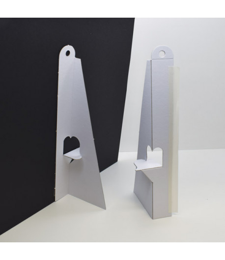 Chevalet carton adhésivé - Ht 570 mm