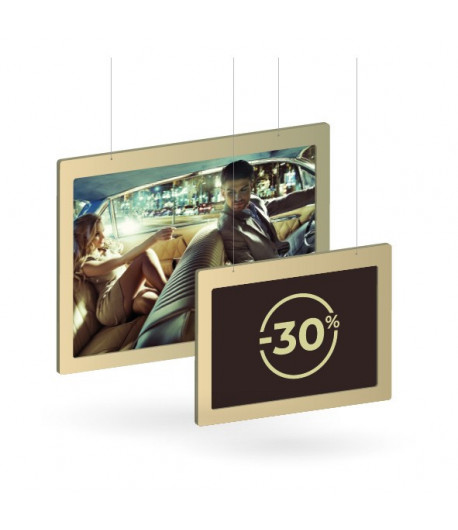 Porte affiche à suspendre - Format 614 x 450 mm - Format utile A2