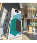 Chevalet pliable pour toile XL - Carton de transport fournis - poids 4 kg